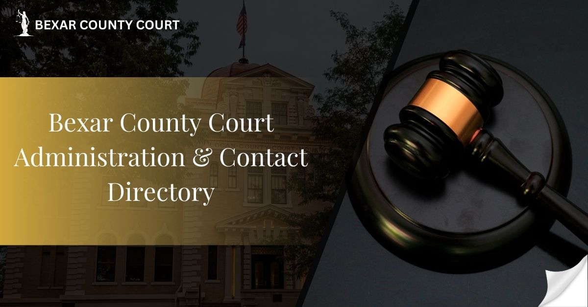 Bexar County Court Administration Contact Directory Bexar County Court